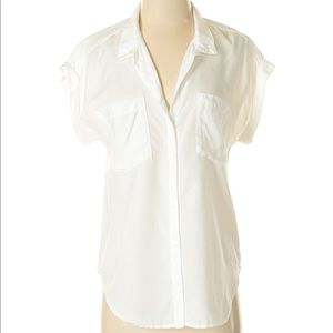 Cloth & Stone White Button Down Shirt. Like new